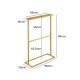 Bamboo Towel Bar Holder Rack 2 Tiers Freestanding Drying Storage